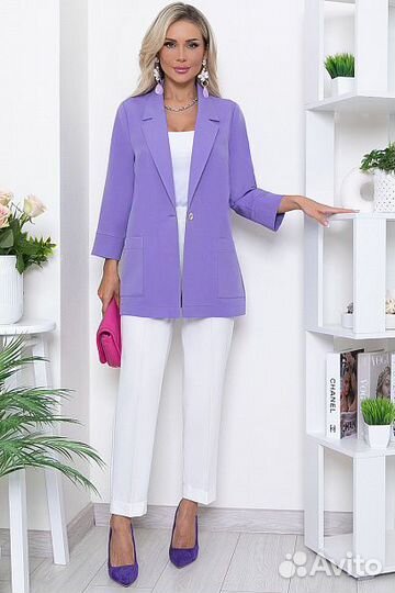 Жакет свободного силуэта