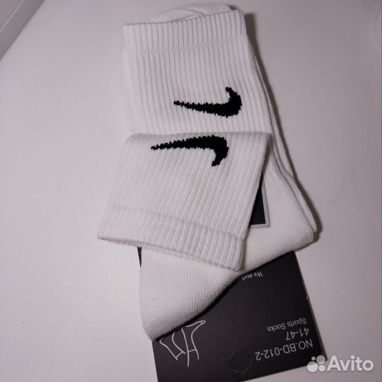 Носки nike белые