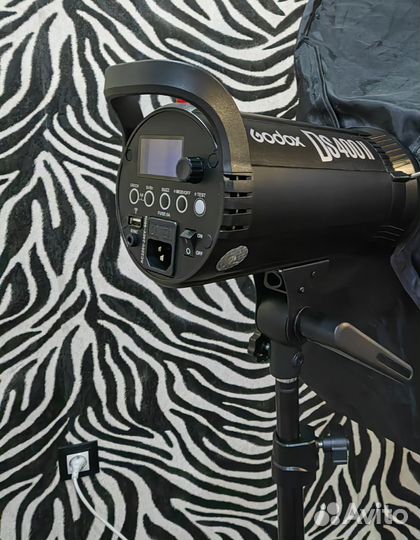 Импульсный свет вспышки Godox 400 стойки софты