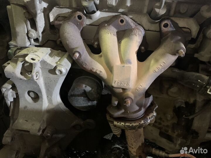 Выпускной колектор рено логан, сандеро