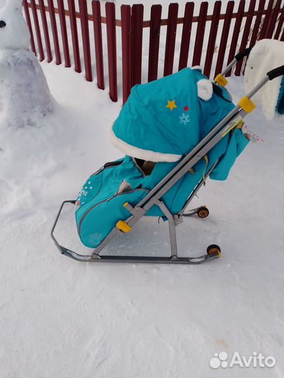 Санки коляска ника