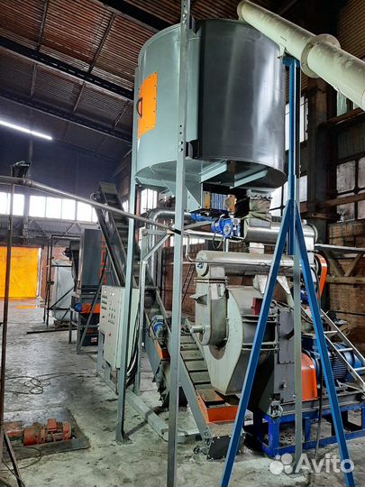 Линия гранулирования лузги 1 т/ч