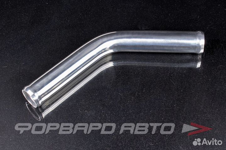 Патрубок алюминиевый 35 мм 45 градусов (L-300мм) ashu70-45-35 fora