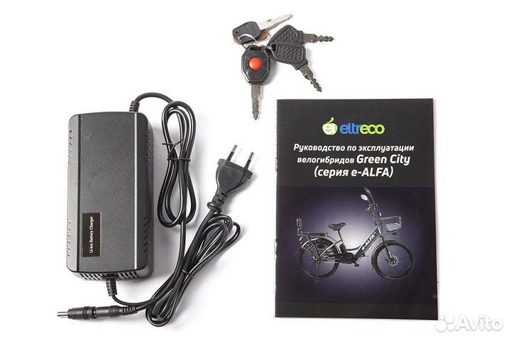 Велогибрид Eltreco Green City E-alfa new