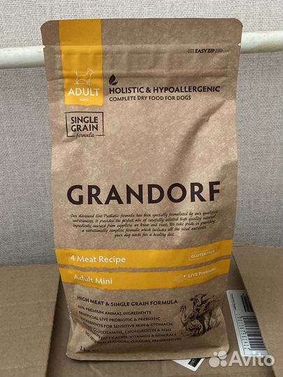 Корм для собак грандорф