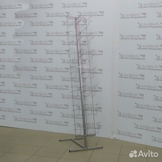 Стойка для CD/DVD одинарная на 10 карманов