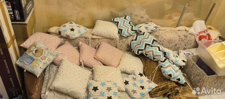 Подушки бортики