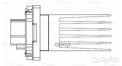 Резистор э/вент. отоп.Hyundai Tuscon (04) /KIA