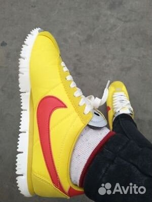 Nike cortez clearance yellow red