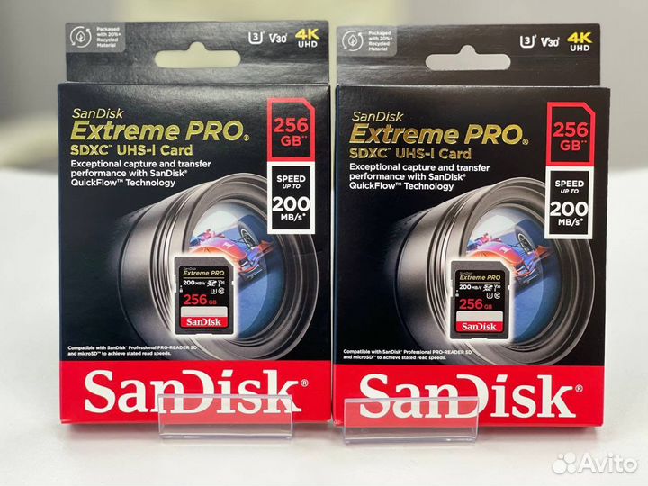 Sandisk extreme pro 256 v30