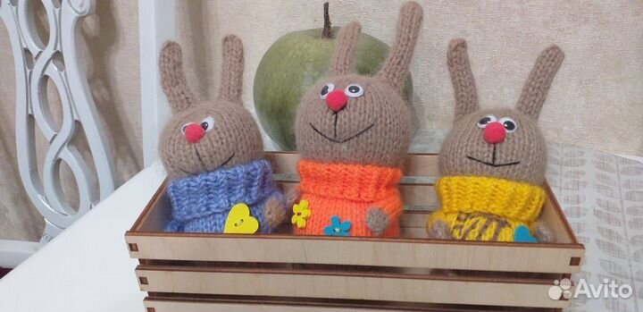 Вязаные игрушки ручной работы