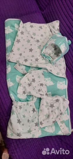 Конверт одеяло на выписку