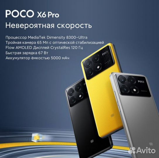 Xiaomi Poco X6 Pro, 8/256 ГБ