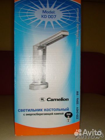 Светильник настольный Camelion