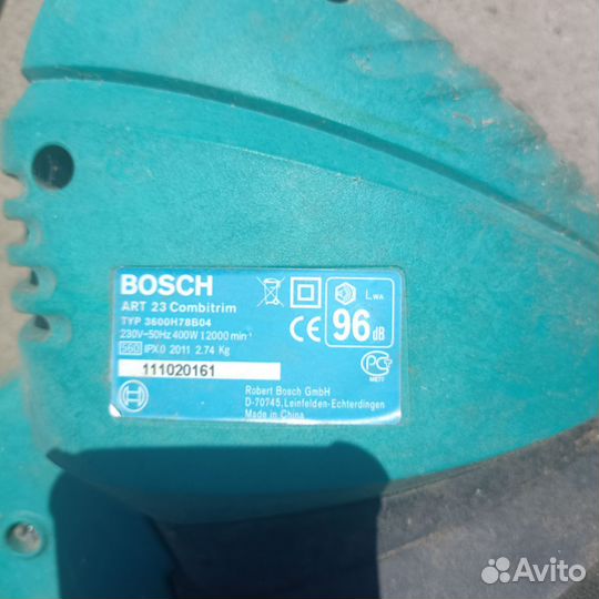 Газонокосилка электрическая bosch