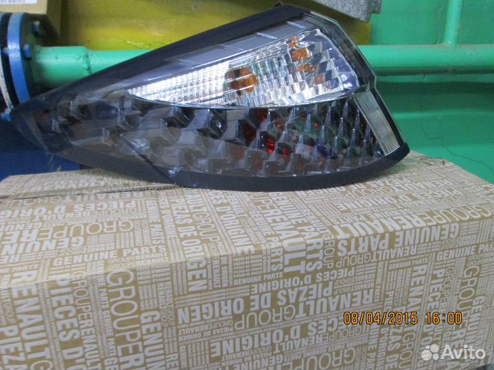 Фонарь задний renault fluence