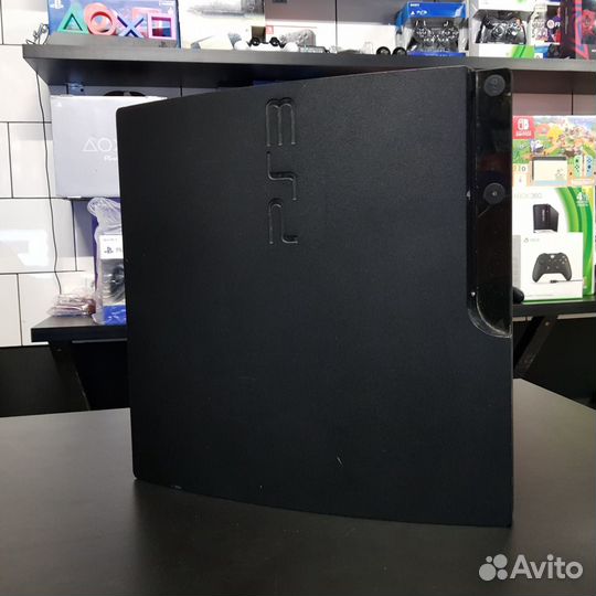 Playstation 3 Slim + 2 джойстика + 5 дисков