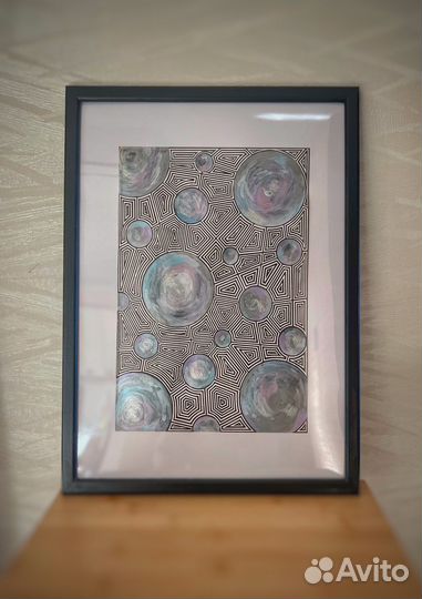 Картина ручная роспись абстракция