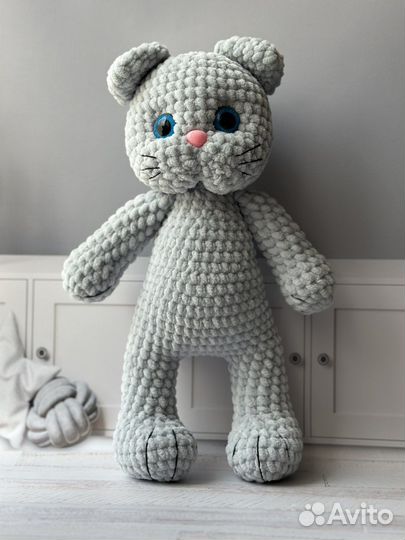 Детская игрушка Плюшевый кот Ручная работа