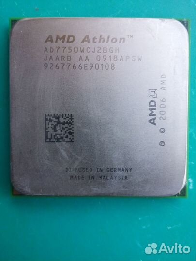 Процессоры intel и AMD atlon