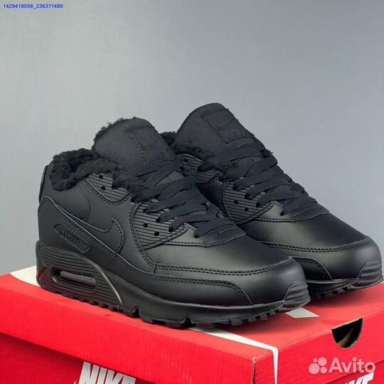 Кроссовки Nike Air Max 90 (с мехом) (Арт.25039)