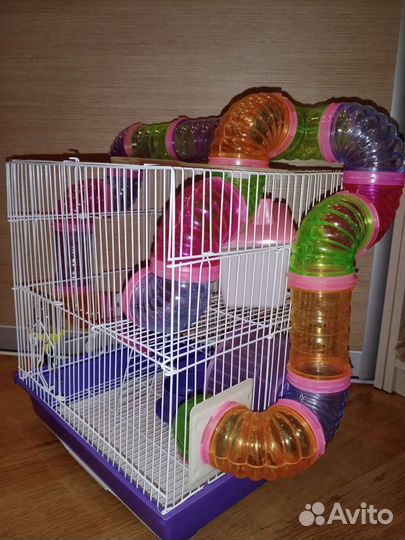 Клетка 2-х этажная с лабиринтом