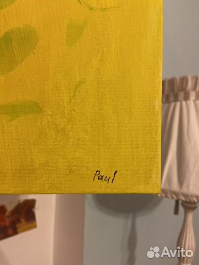 Картина акрилом на холсте