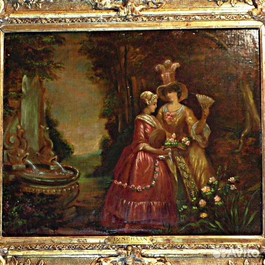 Картина.19 век.Paul Schaan.Франция.Воспоминания