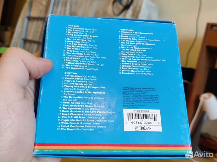 Trojan Skinhead raggae 3 диска