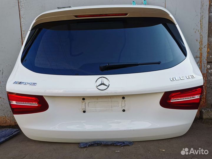Крышка багажника GLC x253 Мерседес 2015-2022 белая