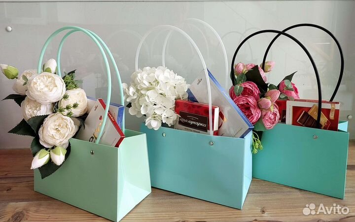 Сумочки для цветов и конфет