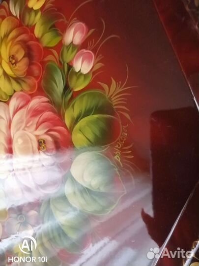 Жостовский поднос авторский новый 44 см