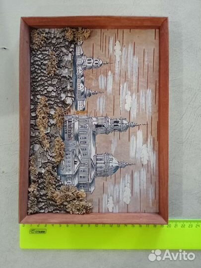 Картина панно из дерева