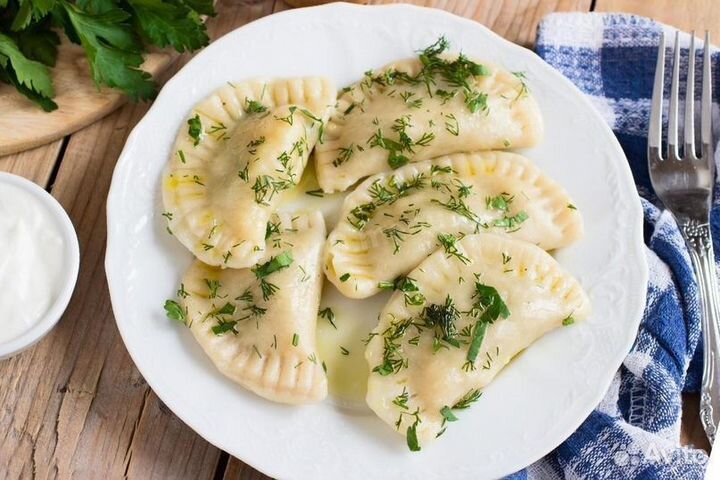 Вареники Картофель-Грибы Доставка Полуфабрикат