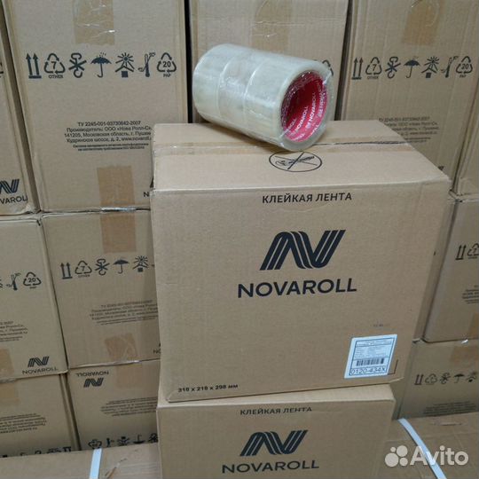 Коробка скотч 36 рулонов novaroll 204