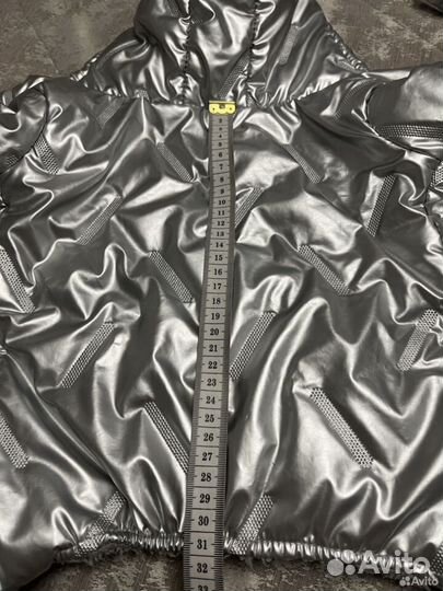 Комбинезон для собак серебристый