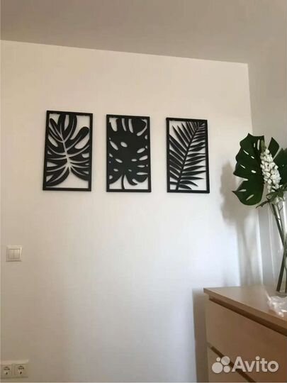 Панно декоративное на стену металлическое