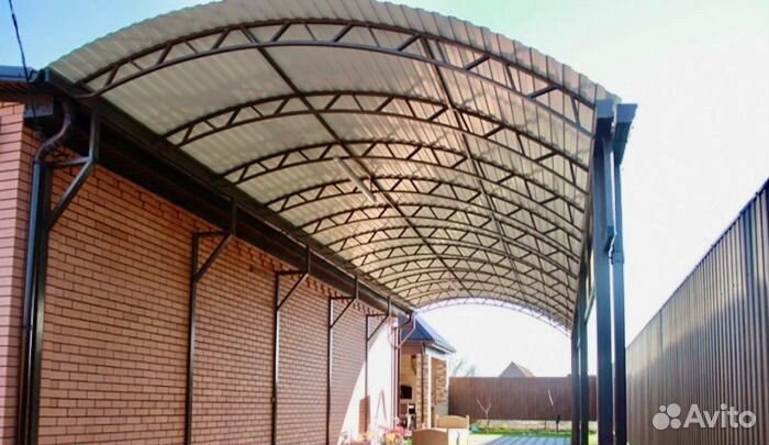 Навесы из профлиста