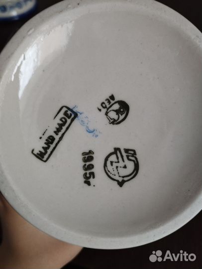 Чайнецы и подсвечник гжель СССР