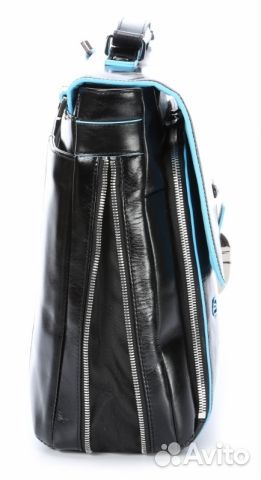 Портфель мужской Piquadro кожаный черный