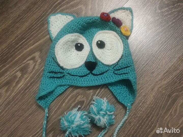 Шапка кошка