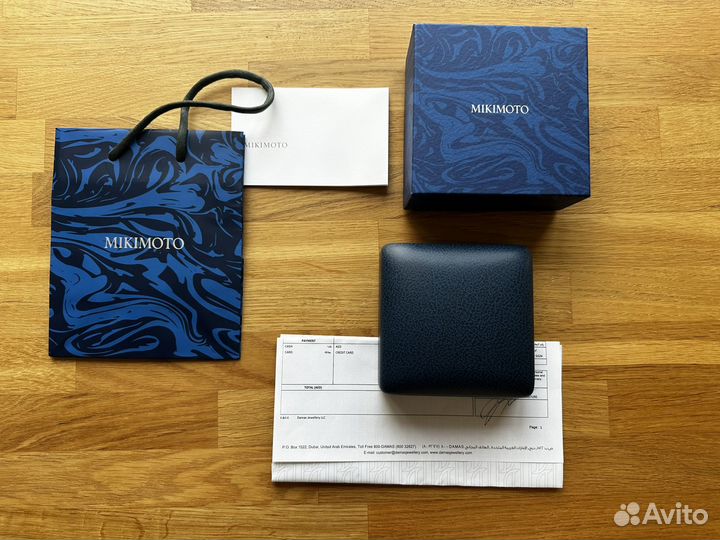 Серьги пусеты mikimoto оригинал новые