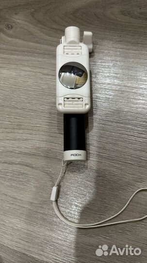 Селфи-палка с зеркалом и кнопкой