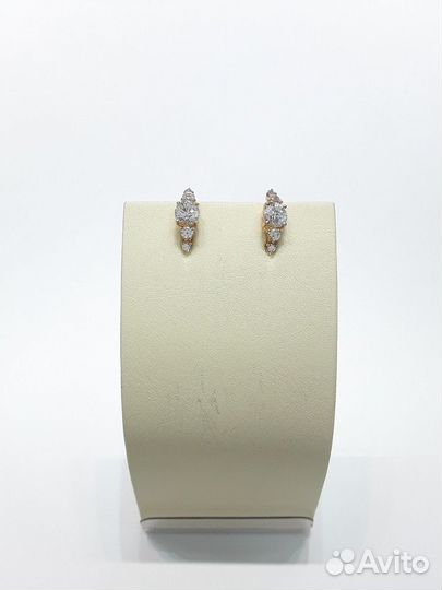 Серьги золото 585 0978741