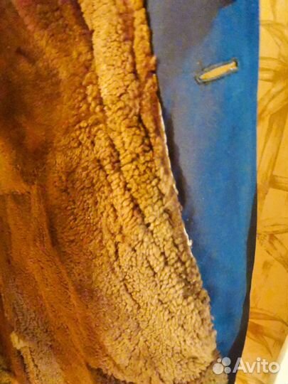 Пальто зимнее мужское с мехом