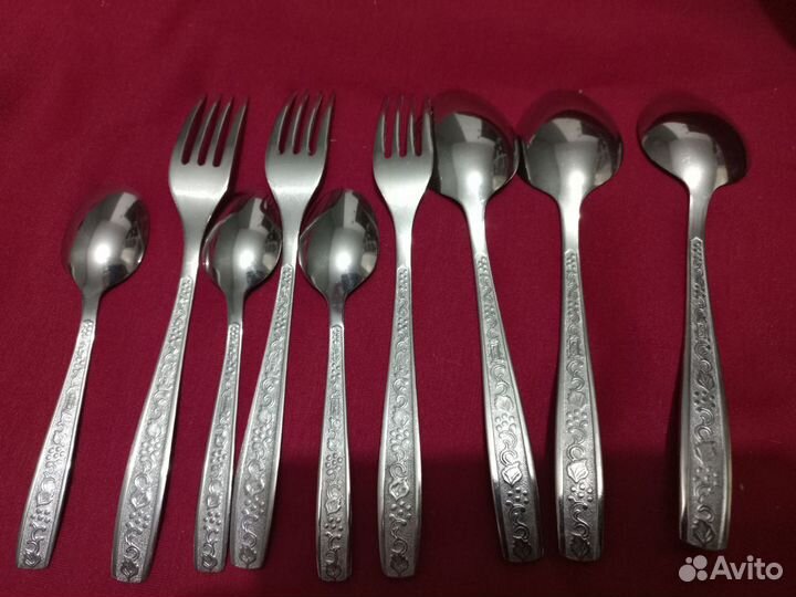 Новые ложки и вилки нержавейка СССР