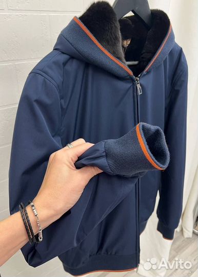 Мужская куртка бомбер loro piana