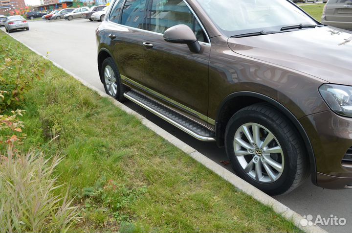Пороги подножки на VW Volkswagen Touareg