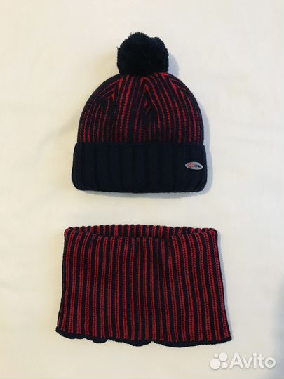 Комплект шапка и снуд