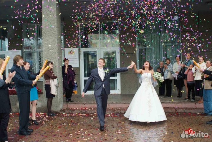 Хлопушки на праздник. Пневмохлопушки на свадьбу